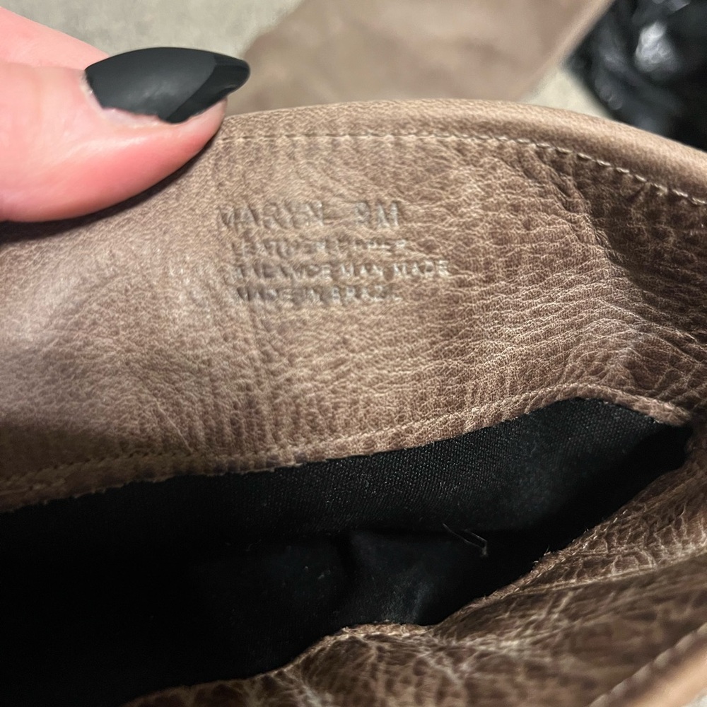 Steve Madden Taupe Knee Wedge Boots - Picture 3 of 4